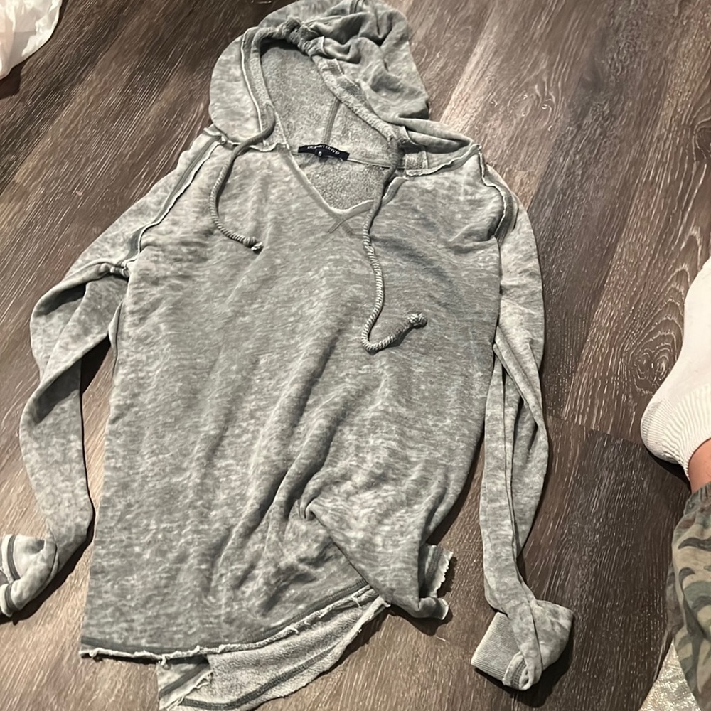 Blue/gray hoodie ocean drive